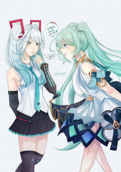 Faruzan Genshin x Hatsune Miku